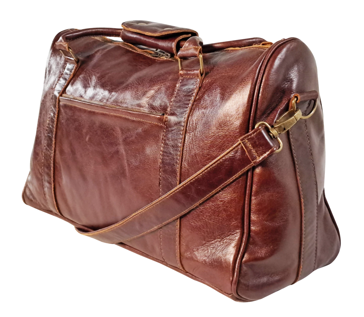 Cognac Duffle Bag